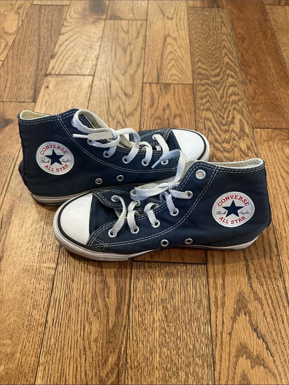 Converse Kids Navy Blue High Top Sneakers